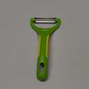 Kuhn Rikon Piranha Y Peeler with Serrated Stainless Steel Blade, Green, 6.25 inches