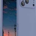 FireNova Magnetic for iPhone 17 Pro Case, Compatible with MagSafe, [Integrated Silicone Camera Control Button] [Camera Protection] Anti-Scratch Microfiber Lining Phone Case, 6.3", Lavender Gray