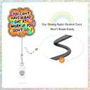 3 x Funny Nurse Badge Reel Cute Medical Nursing Badge Reel Retractable,You Can't Have a Bad Day at Work if You Don't Go Id Card Holder with Alligator Clip for Healthcare Doctor Teacher Gifts