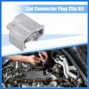 8 Set 2 Pin No.9098011875 Fuel Injector Connector Adapter Plug Clip Kit Replacement for Toyota Auto Accessories