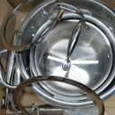 3 Ply Stainless Steel Cookware Set, AIVIKI 10Pieces Pots and Pans Set, Induction Kitchen Cookware Set, Oven Safe to 500℉, Chef Quality Cooking Set w/Fry Pans, Saucepans, Dutch Oven, Kitchen Essential