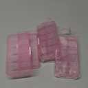 Yansanido 4 Pcs 10 Grids 5 Inch x 2.5 Inch Adjustable Small Removable Plastic Jewelry Organizer Divider Storage Box Jewelry Earring Tool Containers (Pink)