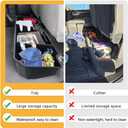 Car Underseat Storage Box Fitment for Chevy Silverado/GMC Sierra 1500 2500HD 3500HD (2019-2026 4-Door Models)
