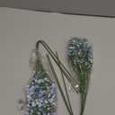 N&T NIETING Babys Breath Artificial Flowers Bulk, 10Pcs Blue Fake Gypsophila Bouquet Flowers Real Touch Faux Babies Breath Arrangement for Wedding Floral Party Home Centerpieces Vase Decoration, Blue