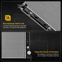 DWVO Radiator Compatible with 2011 2012 2013 2014 2015 2016 2017 2018 2019 Chevrolet Silverado 2500 HD 3500 HD 2011-2019 GMC Sierra 2500 HD 3500 HD 6.0L V8 CU13301