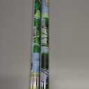 2 x Stained Glass Window Film Spring Vine Pattern Window Privacy Film Sticker 17.7x39.3 inch Home Decorative Cling Sun Blocking Decor for Home Office Glass Partitions