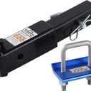 TOPTOW Hitch Extender, Fits for 2 inch Receiver, 8.5 inch Extension Length, Anti-Rattle Bolt, with Hitch Pin Kit and Anti Rattle Stabilizer