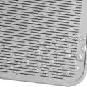 MicoYang Silicone Dish Drying Mat for Multiple Usage,Easy clean,Eco-friendly,Heat-resistant Silicone Mat for Kitchen Counter or Sink,Refrigerator or Drawer Liner Grey 2XL 24 inches x 18 inches