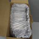 Snackle Box Container, Stainless Steel Portable Snack Containers with Lids, 6 Compartment Divided Serving Tray, Clear Storage Organizer for Fruit Candy Nuts, Veggie, Perfect for Road Travel, Party