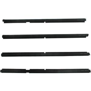 LOSTAR Set of 4 Window Sweep Front & Rear Outer Fits 1999-2004 Jeep Grand Cherokee 55135890AF; 55135878AF; 55135879AF; 55135891AF
