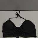 SOLY HUX Women's Halter Bikini Top Tie Front Bathing Suit Tops Swimsuit (Medium)