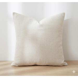 JUSPURBET 16x16 Decorative Pillow Covers Set of 4 Throw Pillow Covers for Couch Sofa Bed Cozy Chenille Cushion Covers Cases with Hidden Zipper for Living Room Home Decor,Cream