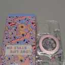 Loheckle for iPhone 15 Pro Max Case - Compatible with MagSafe Stand Women Girls Cute Clear Girly Kawaii Unique Design Soft TPU Built-in Magnetic Stand Phone Cover for Apple 15 Promax, Purple Flower