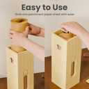 Parchment Paper Sheets Dispenser - Parchment Sheet Storage Container 12x16 Inches, Parchment Paper Holder for Kitchen Baking Supplies, Paper Not Included