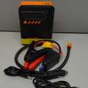 Portable Jump Starter with Air Compressor, 3000A Car Jumper, 150PSI Cordless Tire Inflator, 12V Jump Box for 9.0 Gas/7L Diesel Engine, Car Battery Booster with Storage Bag, Orange