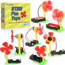 STEM Toys Science Kits, 7 Bulk Electric Circuit Kit for Kids Classroom, STEAM Activities Crafts Electrical Experiment 2nd 4th 5th Grade STEM Gifts, Build a Fan Activity Projects School Party Favors