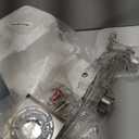 Espird Matte Black Bathroom Vanity Light, 3-Light Vanity Lighting fixtures Over Mirror, Square Design & UL Certification, Wall Sconces with Clear Glass Shades, E26 Socket (Bulbs Not Included)