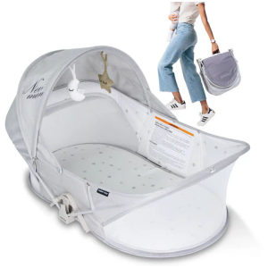 Beberoad Travel Bassinet Portable Baby Bed for Newborn Infants-Foldable Bassinet