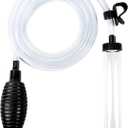 6ft Aquarium Gravel Vacuum Cleaner, Fish Tank Water Changer, Hand Pump Siphon (6FT-- "Upgraded Suction Ball")