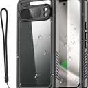 AICase for Google Pixel 10 Pro XL Case Waterproof, Clear Built-in Screen Protector Water Proof Shockproof Dustproof Snowproof Full Body Rugged Transparent Underwater Phone Case with Lanyard