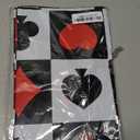 Hosuly 3 Pcs Casino Theme Party Decorations Poker Tablecloth Poker Plastic Disposable Table Cover Casino Theme Tablecloth for Game Birthday Playing Card Party Picnic Supplies, 51 x 108 Inch (Classic)