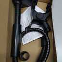 Lamicall Gooseneck Phone Holder Bed - [Nylon Braided] Flexible Arm, 38inch Overall Length, 360 Adjustable Clamp Clip, Overhead Cell Phone Mount Stand for Bed, Desk, 4-7 Cellphone, Gifts (Black)