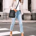 MASINTOR Crossbody Purses for Women, Multi Pocket Casual Crossbody Bag, Adjustable Strap Shoulder Bag with Tassel