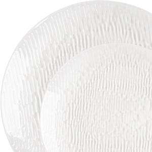 Icicles Plates Clear 7"+9" Case of 128 (4 packs x 32)