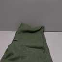 DriftAway Double Layer Linen Blackout Tie Up Curtains Thermal Insulated Fully Lined Balloon Roman Shade Bathroom Window Adjustable Rod Pocket for Small Window 39 Inch by 55 Inch Olive Green