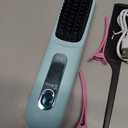 Portable Straightener Brush - GoBrush Pro, Cordless Hair Straightener Brush for Women, Fast Heating Rechargeable Hair Brush, 3-Temperature Settings, Travel-Friendly Design