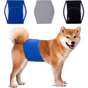 Dog Diapers Male, ACDOK Reusable Belly Bands for Male Dogs Wraps Upgrade Durable Delly Diapers for Dogs (Pack of 3) (X-Small (Pack of 3))