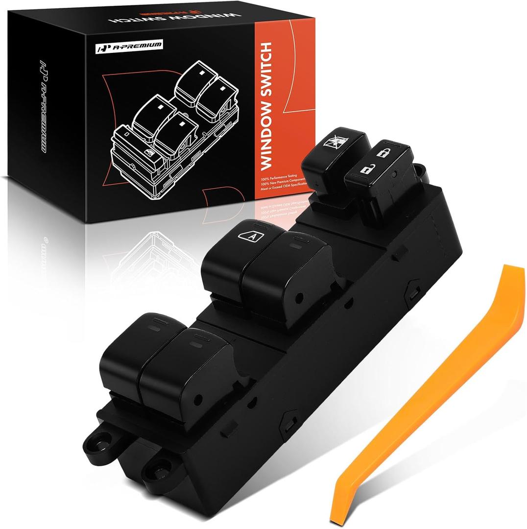 A-Premium Master Power Window Switch Compatible with Subaru Outback Legacy 2010 2011 2012, Front Left Driver Side, Replace# 83071-AJ010, DWS365, 83071AJ010