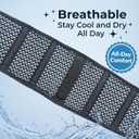 Breathable Thin Back Brace for Women, Adjustable Lower Back Support Belt for Everyday Pain Relief, Slim Low-Profile Lumbar Brace with Gentle Compression, Comfortable Under Clothes (Black, M)