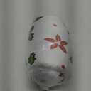 Christmas Fleece Print Queen Size Blanket for Bed, Super Soft Plush Cozy Fuzzy Red Floral and Green Leaves Printed Blankets for Couch Sofa Bed, Home, Microfiber Flannel, All Seasons 90x90 Inches (Flower)