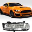labwork Replacement for Mustang 2018-2022 Right Passenger Side Bumper Front Fog Turn Signal Light FO2521197 JR3Z13200B