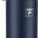 Fanhaw 20 Oz Insulated Stainless Steel Water Bottle with Chug Lid Wide Mouth, Leak-Proof, BPA-Free Ideal for Kids, Adults, Sports, Gym, and Outdoor Use (Navy Blue)