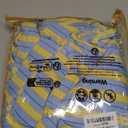 Merryword 100% Cotton Duvet Cover Set Queen Size, Blue & Yellow Striped Bedding Set with Zipper Closure and 8 Corner Ties, Modern Coastal Style Comforter Cover Set 3 Pieces