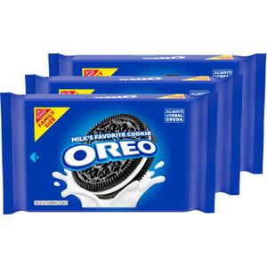 OREO Chocolate Sandwich Cookies, Family Size, 3 Packs (EXP 06/04/26)