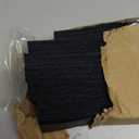 Redi Shade No Tools Original Blackout Pleated Paper Shade Black, 36" W x 72" L, 6 Pack