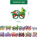 OU RUI 12Pcs Soccer Themed Eyeglasses World Soccer Tournament Party Favors for Soccer Fans Party Favors Gifts Game Day Decoration Photo Props