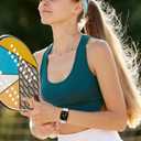 MAIRUI Resin Watch Band Compatible with Apple Watch for Women Men 41mm/40mm/38mm Series 9/8/7/6 SE Slim Bands Strap Bracelet Wristband for iWatch 5/4/3/2/1/Ultra/Ultra 2(Iridescent Creamy White)