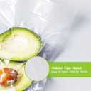Bonsenkitchen Precut Vacuum Sealer Bags 100 Count, 8 in x 12 in Quart Size