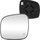 Driver Left Side Mirror with Heated Fit for 2008-2020 Dodge Grand Caravan, for 2008-2016 Chrysler Town & Country, for 2012-2015 RAM C/V, for 2009-2014 VW Routan, Replacement for 68026177AB 68026176AB
