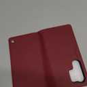 Wallet Case for Samsung Galaxy S25 Ultra Compatible with Magsafe, 2-in-1 PU Leather Flip RFID Blocking Card Holder Stand Shockproof Magnetic Detachable Cover for Galaxy S25 Ultra, Burgundy