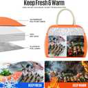 douyadady Lunch Bag Women/Men Lunch Box Women/Men (orange)