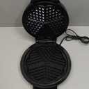 Mueller Heart 5 Waffle Maker, Norwegian Waffle Iron, Adjustable Browning Control & Nonstick, Cool Touch Handle, Easy to Clean, Small Kitchen Appliances