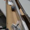 Shower Drain, 2 in 1 Linear Shower Drain 54 Inch(Brushed Nickel), 304 Stainless Steel Shower Floor Drain with Tile Insert Grate,Adjustable Feet,Hair Filter