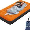 Air Mattress with Built-in USB Rechargeable Pump Camping Inflatable Mattress Portable Blow up Mattress Air Bed Guest Bed for Home Outdoors Hiking Travel (Twin)