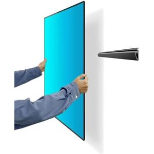 Auoace No Stud TV Wall Mount, 32-75 inch Drywall Studless TV Bracket, Holds up to 150 lbs, No Damage, No Drill, Non Screws, Low Profile, Easy Install Smarts TVs Mounting Hanger, Include Hardware Kit