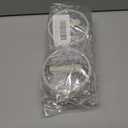 2 x 2-Pack Leak Proof Lid Replacement 40 oz, Only Fit for Stanley Quencher H2.0 Tumbler, Reusable Flip Straw Lid Top Cover for Stanley 40oz Cup Accessories, Replacement of Leaking Original Lids, Cream